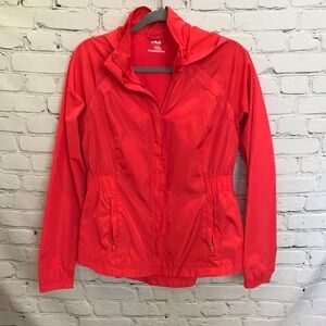 Fila Vivid Punch Hooded Windbreaker size Small
